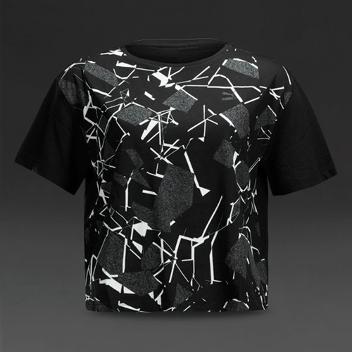 Puma Cropped Tee Black for Women